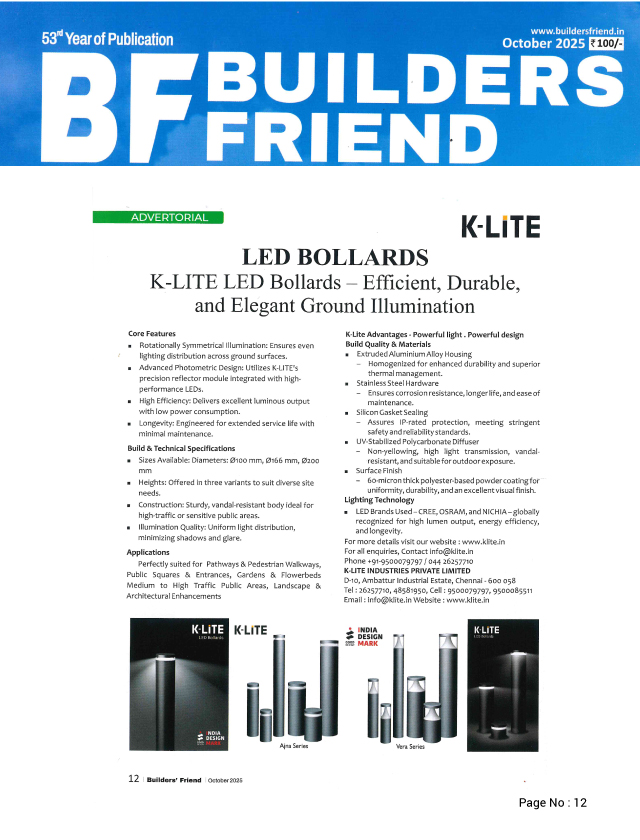 Builders Friend - October - 2025